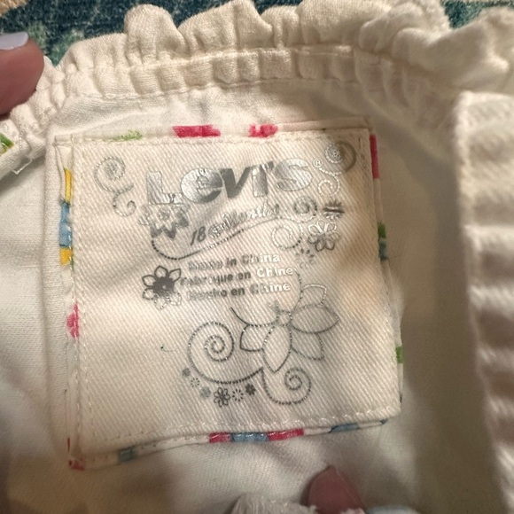 Levi's White Jumpsuit Relaxed Fit Cotton - Picture 4 of 5